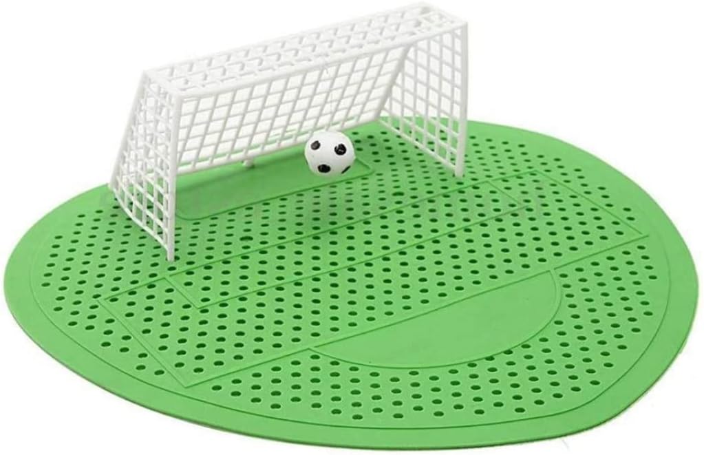 Urinal Screen Anti Odor Football Male Toilet Cleaner Splash Guards Soccer Goal Filter Mats Green 5PCS Urinal Screen Urinal mats Urinal Sieve Football Male Toilet Cleaner Soccer Goal Filter Mat Awezingly
