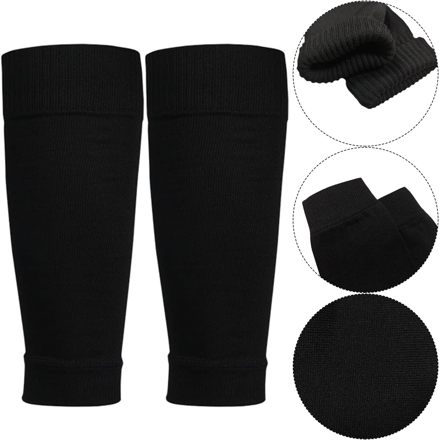 2 Pack Pro Soccer Leg Sleeves Socks/Compression for Calf - over the calf,ootball, baseball, basketball,rugby Unique
