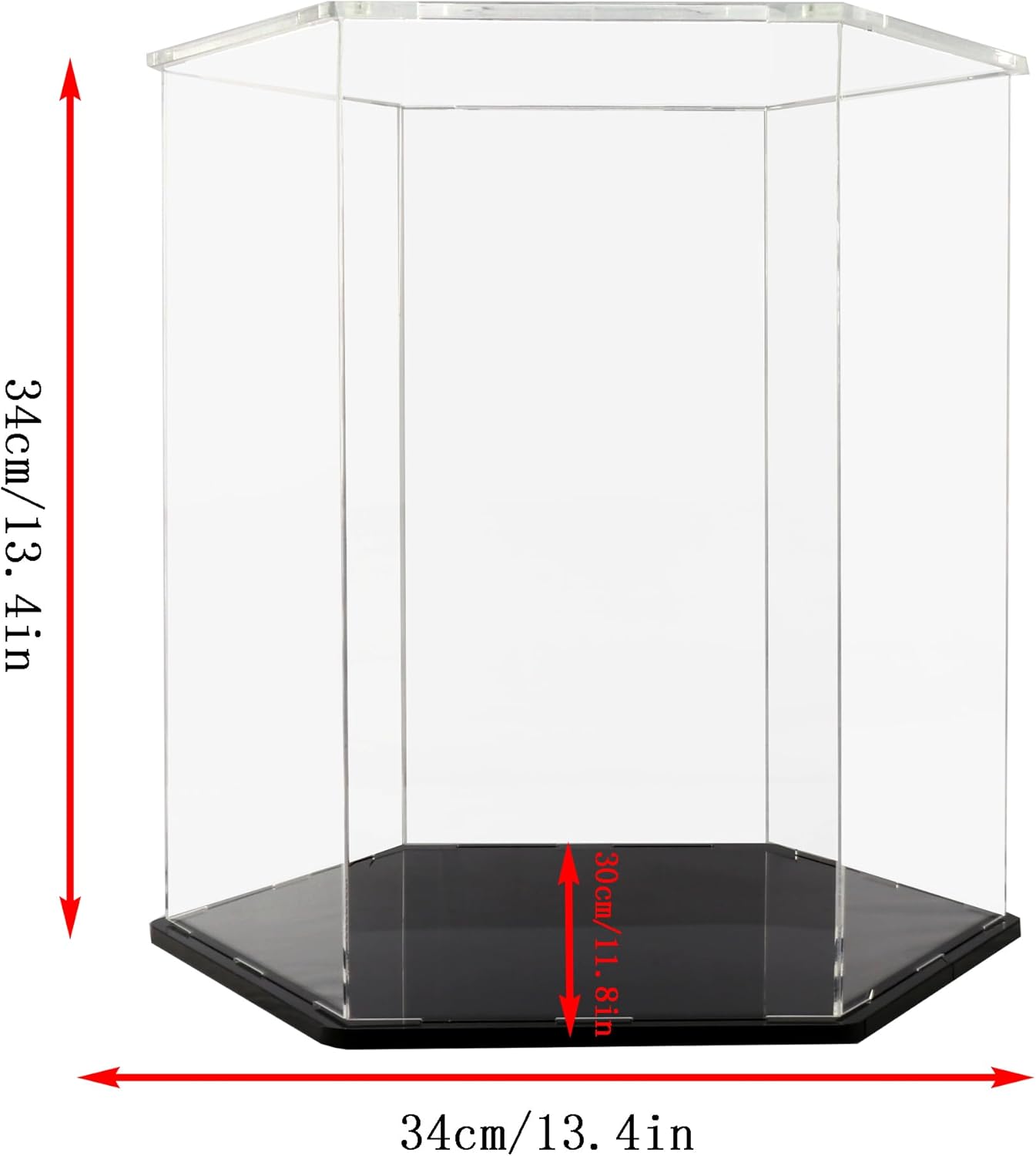 Basketball Display Case,Soccer Ball case, Acrylic Collectible Case, Soccer and Volleyball Collection Sports Souvenir Box (13.4 in X 11.8 13.4 in) Unique
