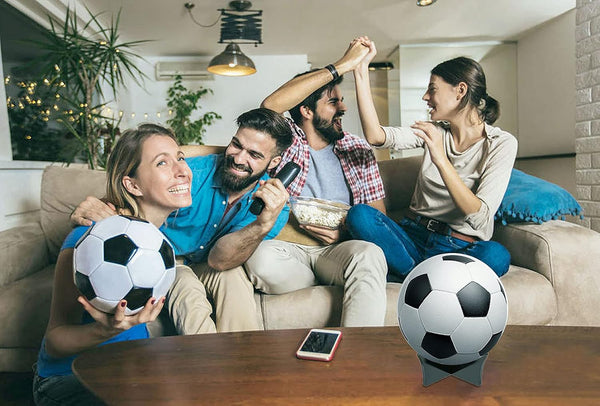 Ball Standard - Acrylic - Football, Basketball, Soccer, Volleyball, Rugby, etc. Display Standard - Ball Holders - 6 pieces - Black Unique