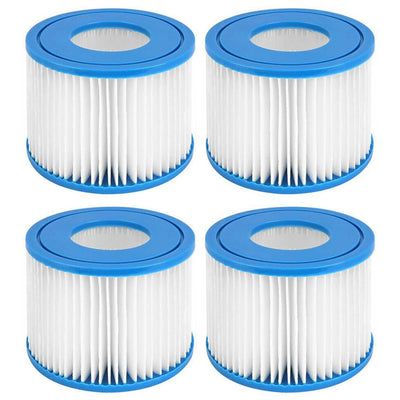4pcs Pool Filter Replacement Cartridge Spa Filters for Bestway Type VI