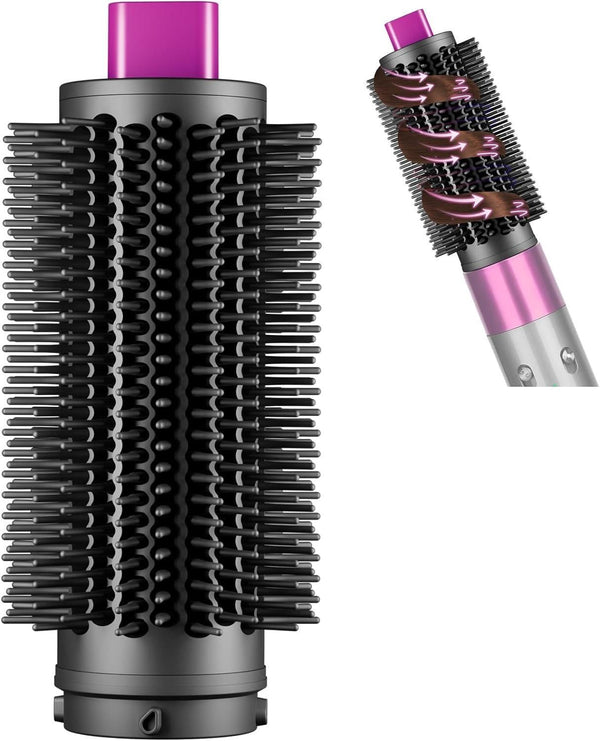 Large Round Volumizing Brush Attachment Compatible with Dyson Airwrap HS01/05/08-Gold Awezingly