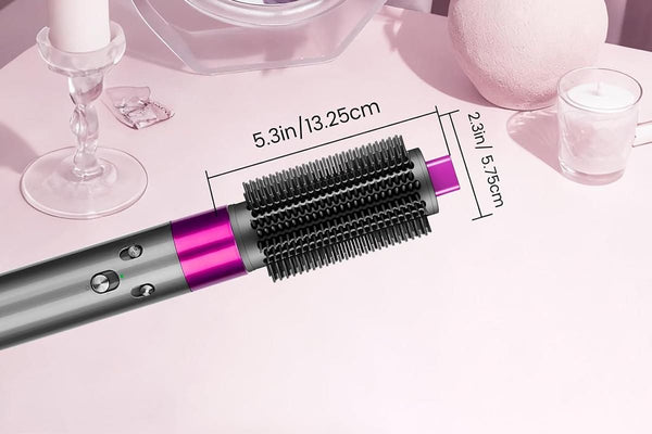 Large Round Volumizing Brush Attachment Compatible with Dyson Airwrap HS01/05/08-Rose Awezingly