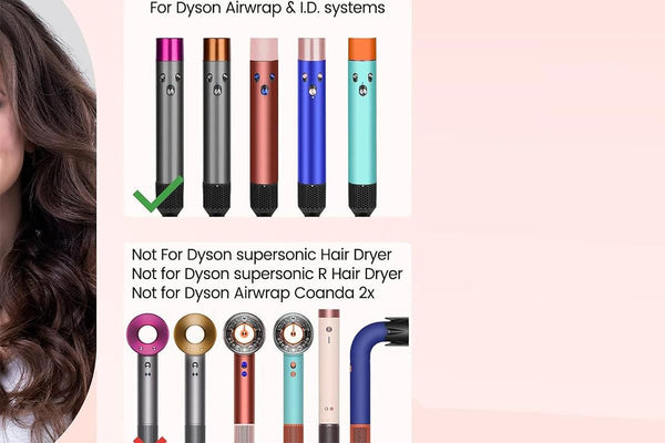 Large Round Volumizing Brush Attachment Compatible with Dyson Airwrap HS01/05/08-Rose Awezingly