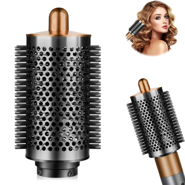 Large Round Volumizing Brush Attachment Compatible with Dyson Airwrap HS01/05/08-Rose Awezingly