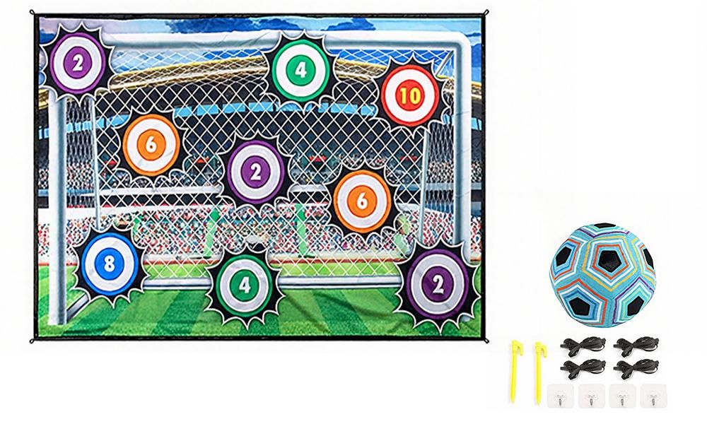 Indoor Soccer Throwing Training Game Goalkeeper Target Set Unique