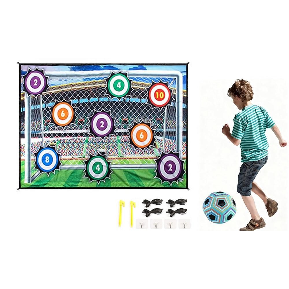 Indoor Soccer Throwing Training Game Goalkeeper Target Set Unique