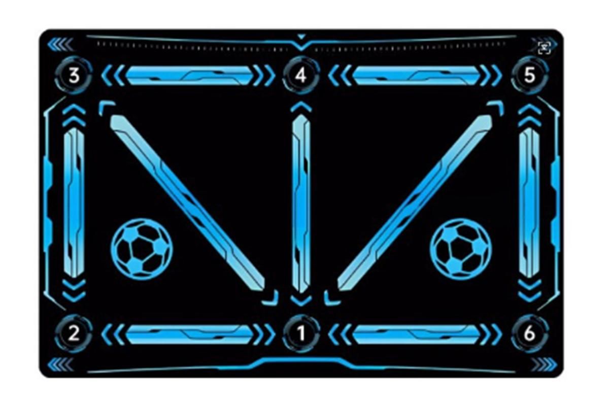 Soccer Training Mat Football Footstep Training Mat Soccer Skills Training Equipment Non Slip Dribble Training Sport Carpet Unique