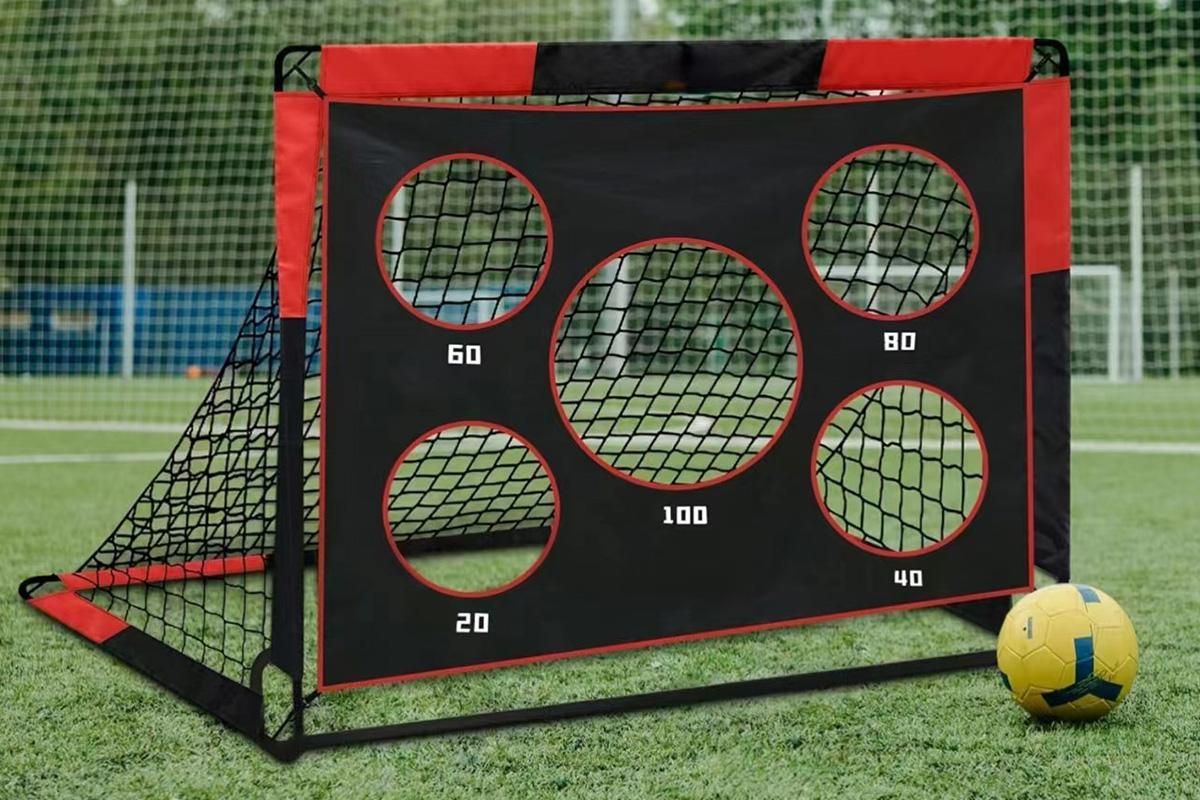 Soccer Goals for Backyard Set Portable Soccer Goal Training Equipment Pop Up Soccer Net for Youth Outdoor Games Awezingly