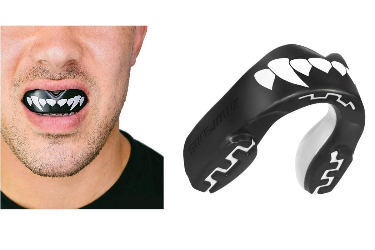 2Pcs Sports Mouthguard Dual Layer Mouth Guard with Case for Basketball Lacrosse Football Martial Arts Hockey Unique