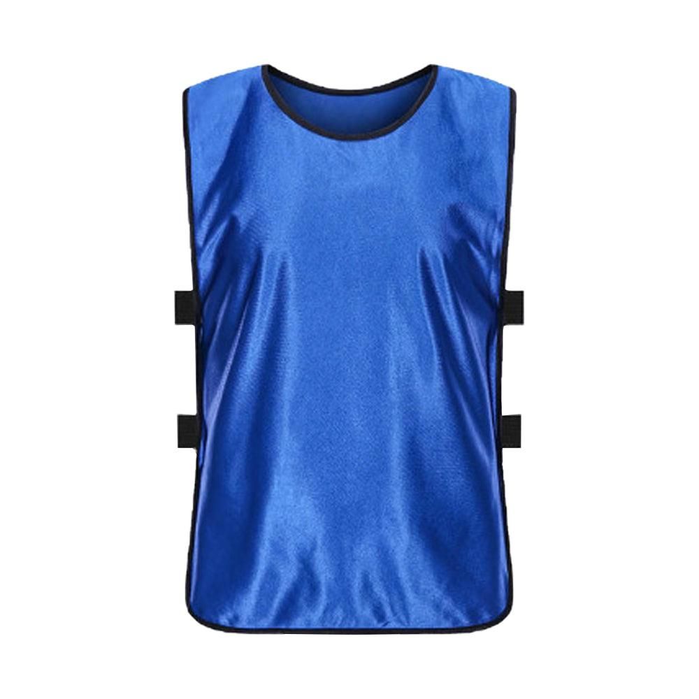 4Pcs Scrimmage Training Vest Team Sports Games Practice Jersey Blue Awezingly