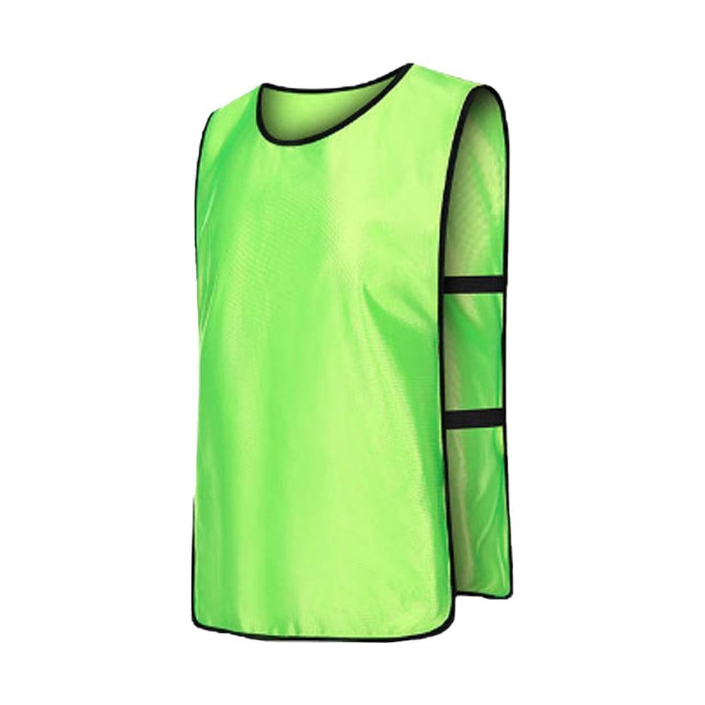 4Pcs Scrimmage Training Vest Team Sports Games Practice Jersey Green Unique