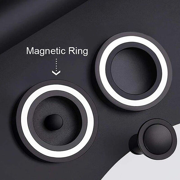 Magnetic Wall Mount Hair Dryer Holder for Dyson - Black Metal Awezingly