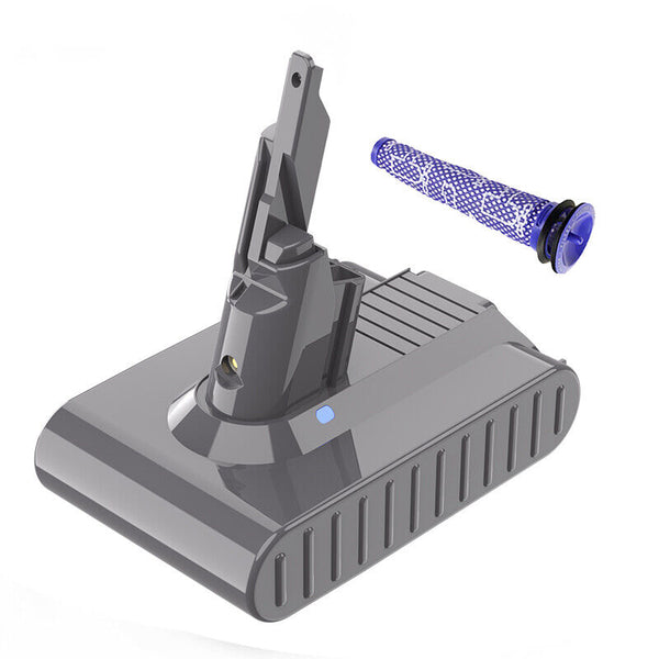 Dyson V7 SV11 9500mAh Replacement Battery + Pre Filter Kit Awezingly