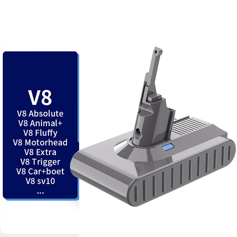 8000mAh Sony Cell Battery for Dyson V8 SV10 Animal Absolute Vacuum Awezingly