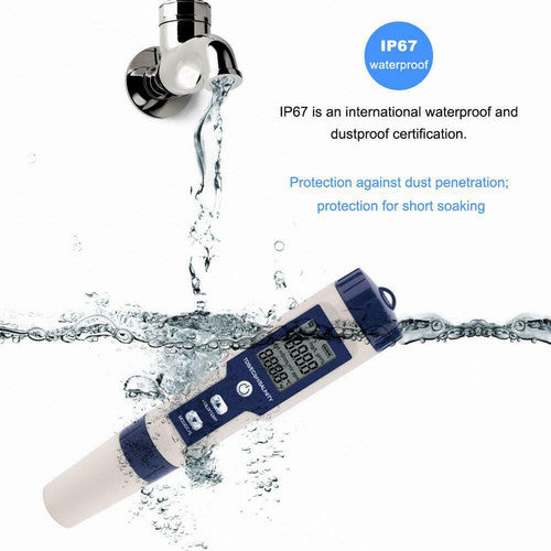 7 in 1 PH Meter Water Quality Monitor Tester Pen and one Bestway Surface Skimmer Awezingly