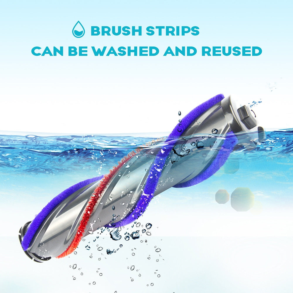 Turbo Brush Roller Head Electric Floor Carpet Head LED For Dyson V7 V8 V10 V11 V15 Awezingly