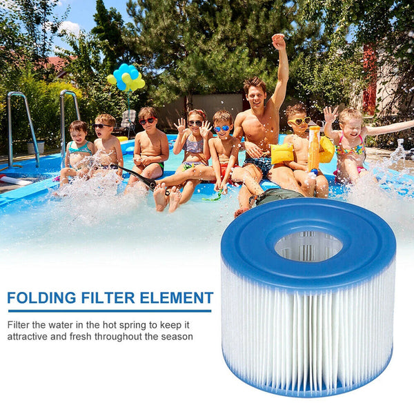 8PCS Replacement Bestway VI Filter Cartridge Inflatable Lay-Z-Spa Filters 58323 Awezingly