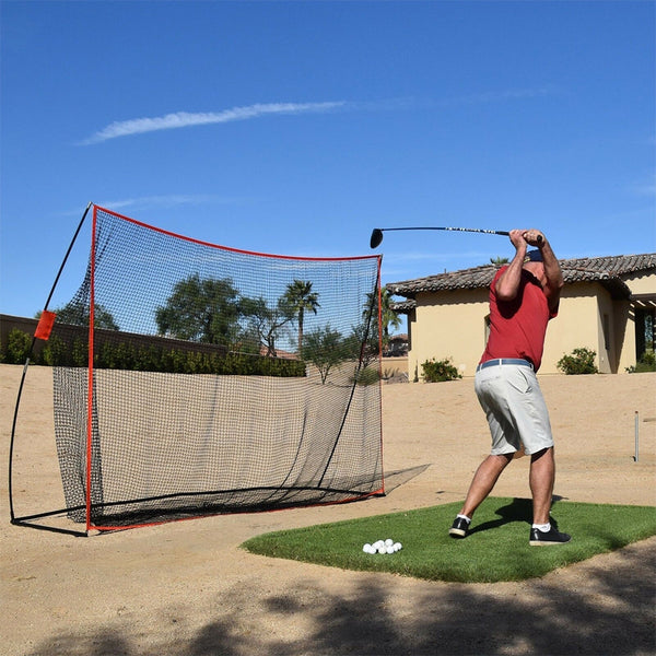 3M Huge Golf Practice Net Portable Hitting Swing Training Net Outdoor +Carry Bag Does Not Apply