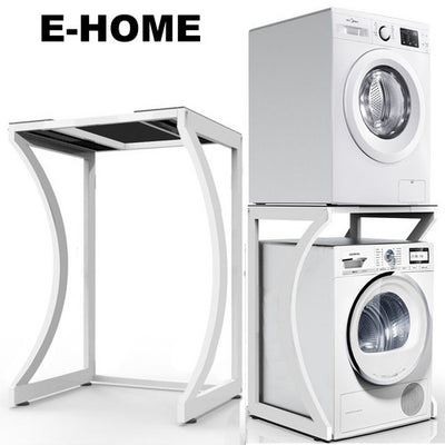 ORIGINAL Dryer Stand Maxi: Portable Dryer Rack Heavy Duty Steel Capacity white for Washer/Dryer/Mini Fridge