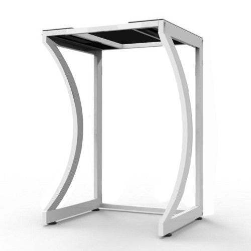 ORIGINAL Dryer Stand Maxi: Portable Dryer Rack Heavy Duty Steel Capacity white for Washer/Dryer/Mini Fridge Awezingly