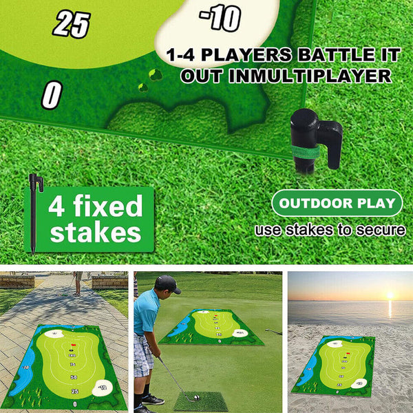 The Indoor Casual Golf Mat Game Set Stick Chipping Cage Games With 16 Grip Balls Does Not Apply