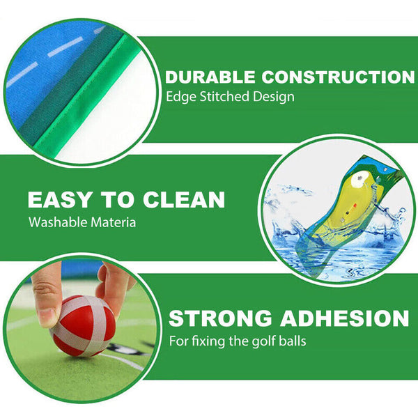 The Indoor Casual Golf Mat Game Set Stick Chipping Cage Games With 16 Grip Balls Does Not Apply