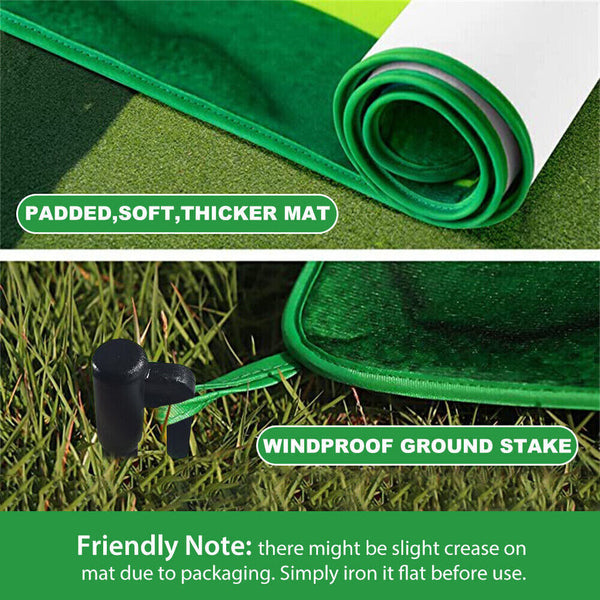 The Indoor Casual Golf Mat Game Set Stick Chipping Cage Games With 16 Grip Balls Does Not Apply