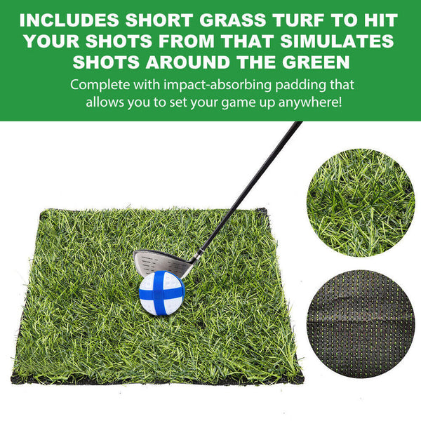 The Indoor Casual Golf Mat Game Set Stick Chipping Cage Games With 16 Grip Balls Does Not Apply