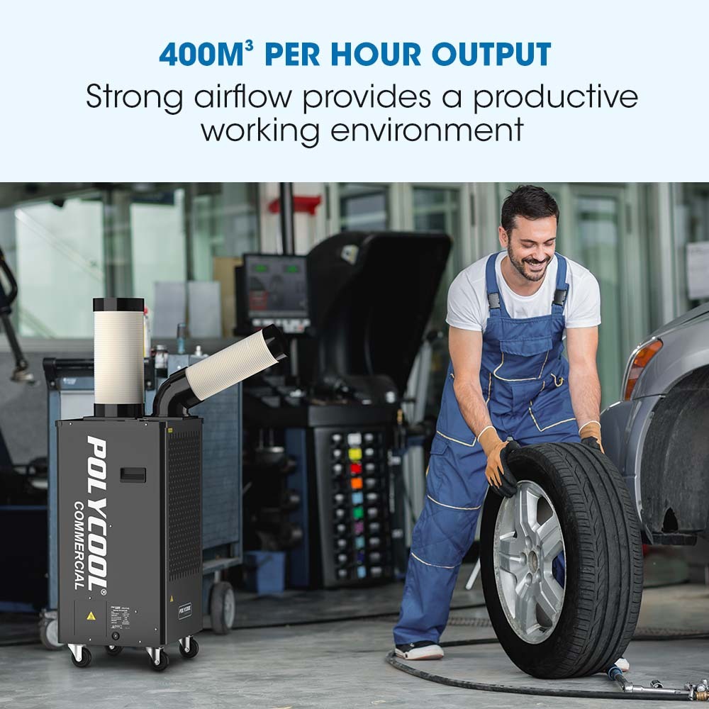 POLYCOOL 2.7kW Portable Industrial Spot Cooler Polycool