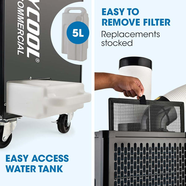 POLYCOOL 2.7kW Portable Industrial Spot Cooler Polycool