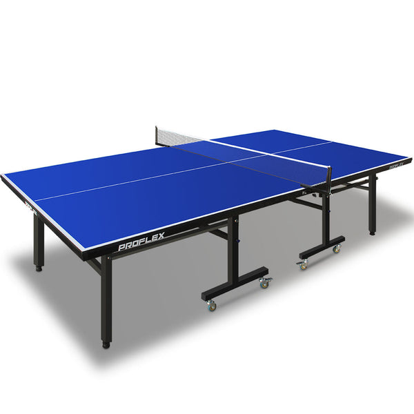 Proflex Table Tennis Table, with 4 Player Ping Pong Paddle and Pingpong Ball Pack Awezingly