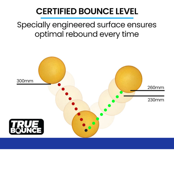 Proflex Table Tennis Table, with 4 Player Ping Pong Paddle and Pingpong Ball Pack Awezingly
