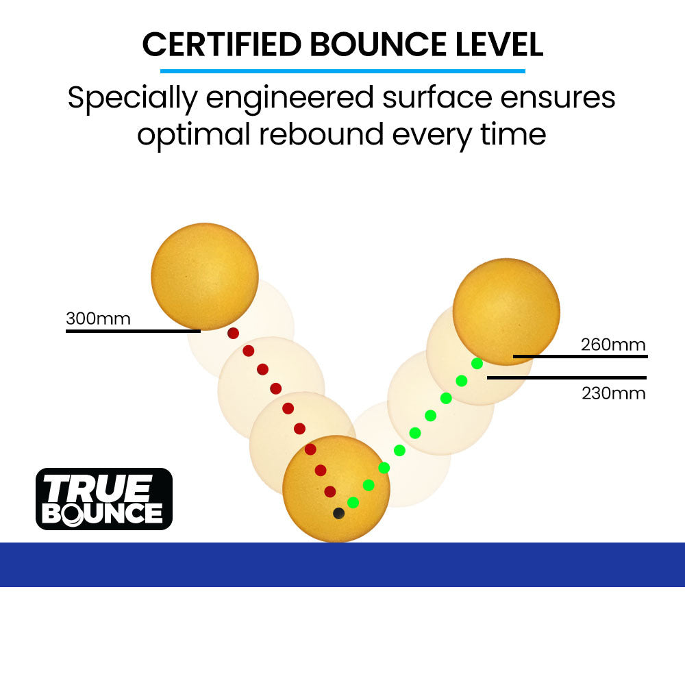 Proflex Premium Outdoor Table Tennis Table, with 4 Player Ping Pong Paddle and Pingpong Ball Pack Awezingly