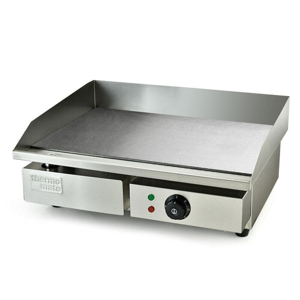 THERMOMATE Electric Griddle Grill BBQ Hot Plate Commercial Stainless Steel Thermomate