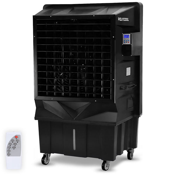 POLYCOOL 130L 750W Evaporative Air Cooler, Commercial Industrial Grade, Remote Control, Purifier, Fan Polycool