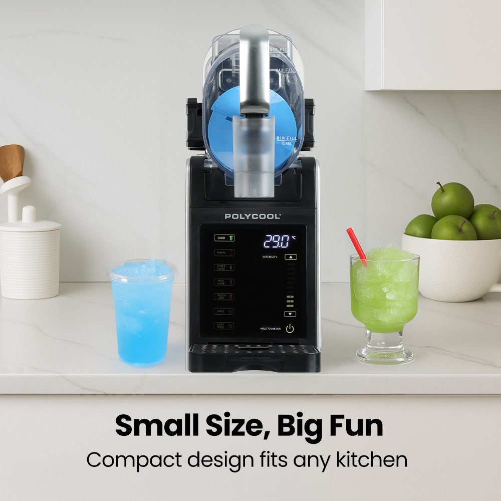 POLYCOOL 3L Slushie Frozen Drink Maker, Home Slush Machine, Fast Chilling, Easy Digital Controls Polycool