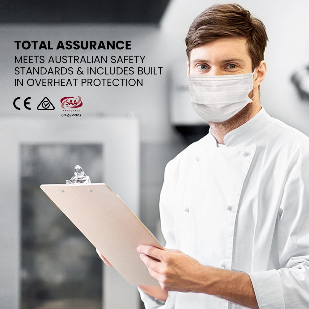 THERMOMATE Commercial Electric Griddle TH-G05, 4400W 73x37cm Flat Cooking Surface Thermomate