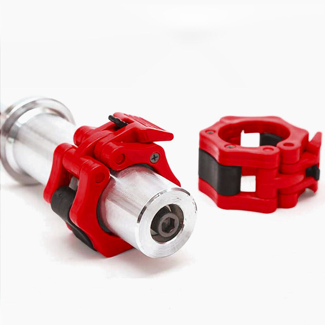 PROFLEX 2x 50mm Olympic Gym Barbell Collar Lock Clips, for Home Fitness Bodybuilding Weights Training Lock Clips Awezingly