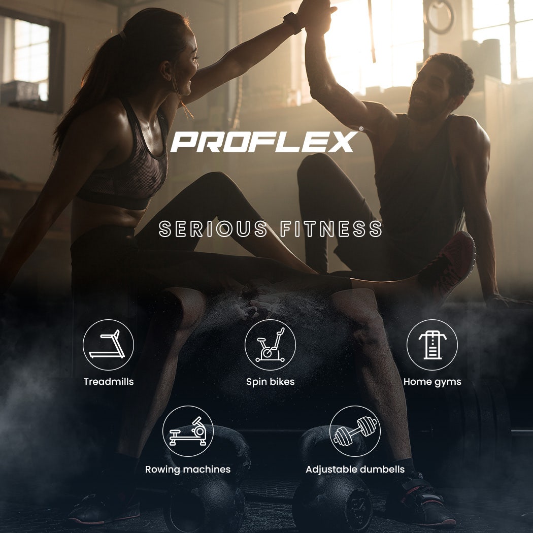 PROFLEX Multi-Station Compact Home Gym Set, 150lbs Weight Plates- M8000 Awezingly