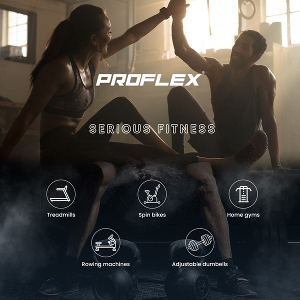 PROFLEX Multi-Station Compact Home Gym Set, 150lbs Weight Plates- M8000 Awezingly
