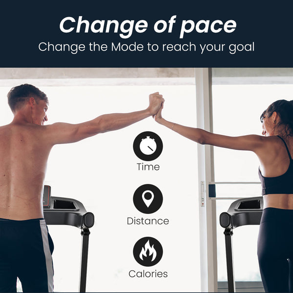 PROFLEX TRX3 Electric Treadmill, Compact Size, Foldable, USB/MP3, Pulse Sensors Awezingly