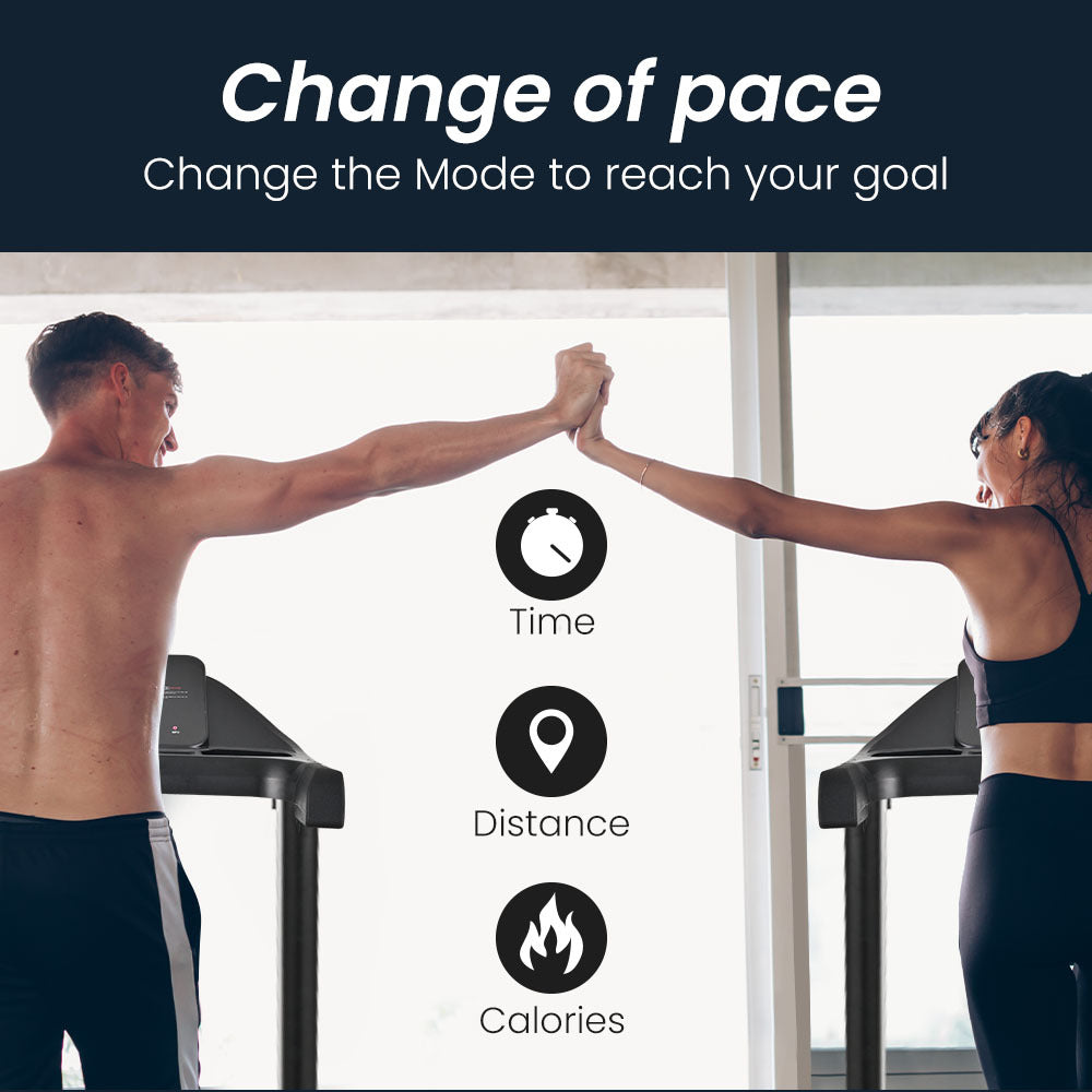 PROFLEX TRX4 Electric Treadmill, Medium Size, Foldable, Suspension, Bluetooth, USB/MP3, Pulse Sensors, Fitness Tracker Awezingly