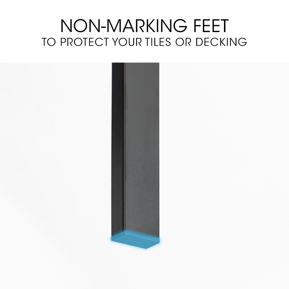 FORTIA 6pc Outdoor Dining Chair Set, for Outside Fortia