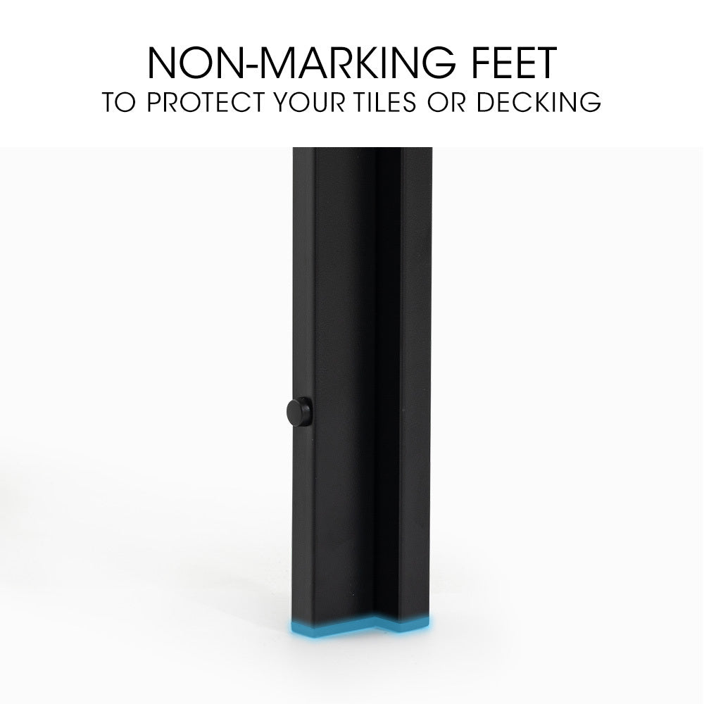 FORTIA 150x90cm Outdoor Dining Table, Rectangular, Furniture for Outside Fortia