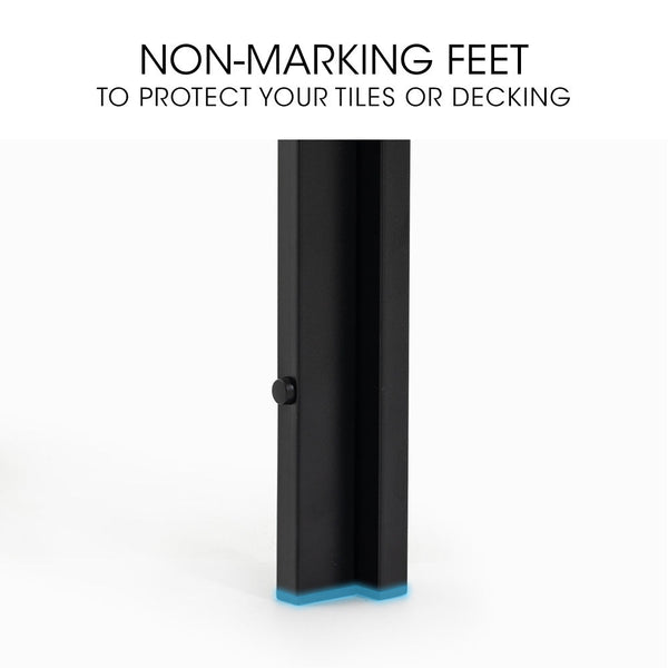 FORTIA 150x90cm Outdoor Dining Table, Rectangular, Furniture for Outside Fortia