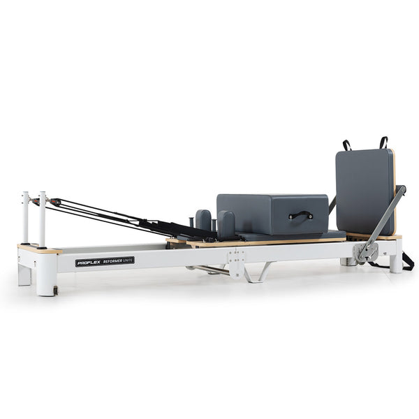 PROFLEX Aluminium Pilates Reformer Machine, Stretch Bed with box and jump board accessories Awezingly
