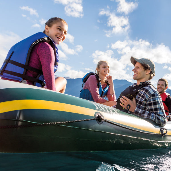 Intex Seahawk 4 Inflatable Boat Set - 4 Person Does Not Apply