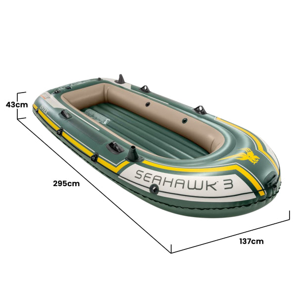 Intex Seahawk 3-person Inflatable Boat Set Does Not Apply