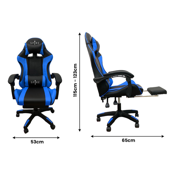 Intex Spire Zinc Blue And Black Adjustable Gaming/office Chair Does Not Apply